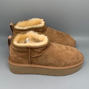 UGG Neumel Platform Chestnut Boots 1107260 Men’s Sz 10 EU 43